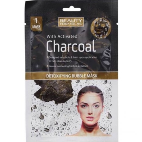 BEAUTY FORMULAS CHARCOAL DETOXIFYING BUBBLE MASK