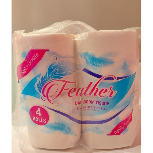 Feather 2 Ply Bathroom Tissue