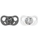 Twistshake 2 Pack Baby Pacifier - Black & White