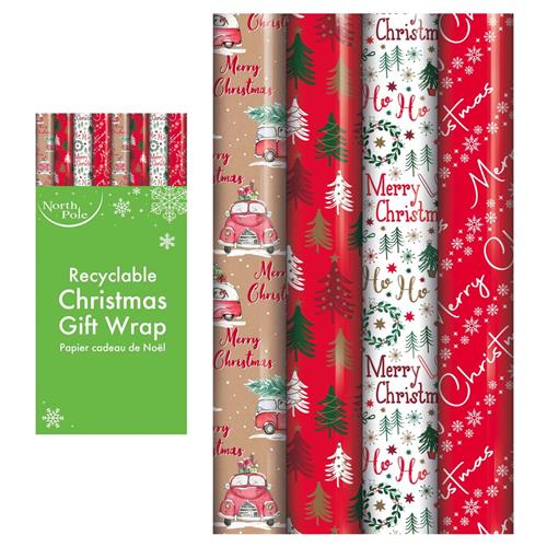 Christmas Recyclable Gift Wrap