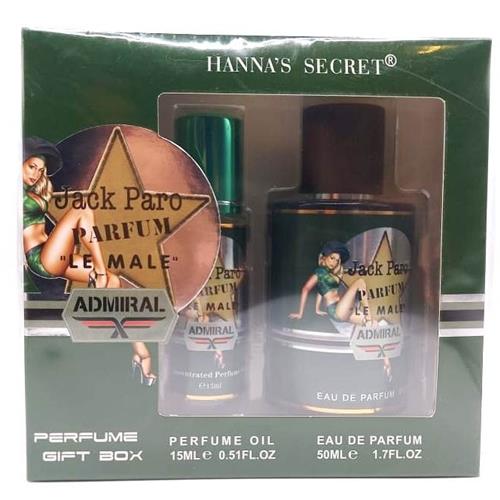 Hanna's Secret Jack Paro Parfum 2 Pc Gift Set For Men