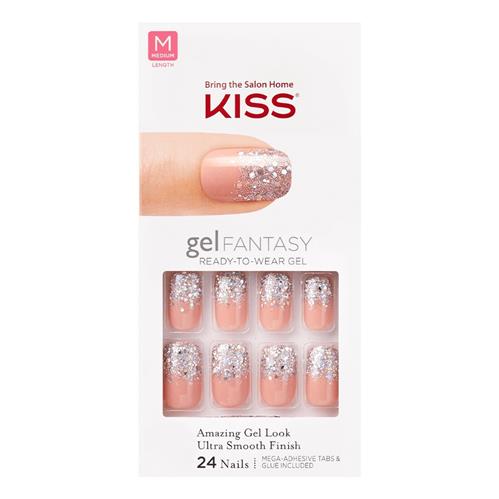 Kiss Gel Fantasy Nail Rock Candy, 24 ct