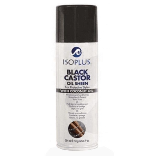 Isoplus black Castor Oil Sheen Spray