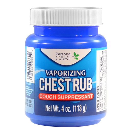 Personal Care Vaporizing Chest Rub Cough Suppressant 4 oz