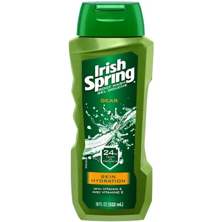 IRISH SPRING GEAR BODY WASH SKIN HYDRATION