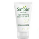 Simple Day Moisturiser Regeneration Age Resisting Defending Spf15 50ml