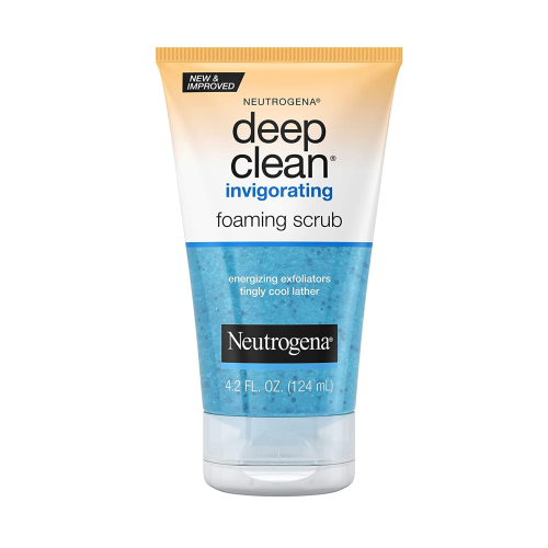 Neutrogena Deep Clean Invigorating Foaming Face Scrub, 4.2 Fl. Oz