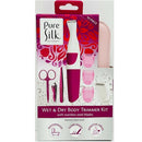 Pure Silk Wet & Dry Body Trimmer Kit Stainless Steel Blades Battery Operated