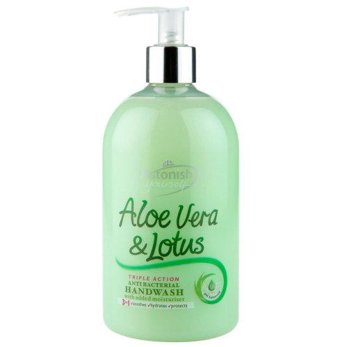 Astonish Aloe Vera & Lotus Antibacterial Handwash 500ml