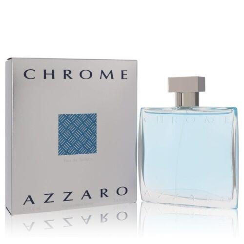 Azzaro Chrome For Men 3.4 oz Eau de Toilette Spray