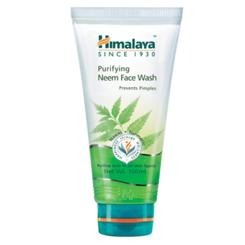 Himalaya Purifying Neem Face Wash with Neem and Turmeric for Occasional Acne, 150 ml