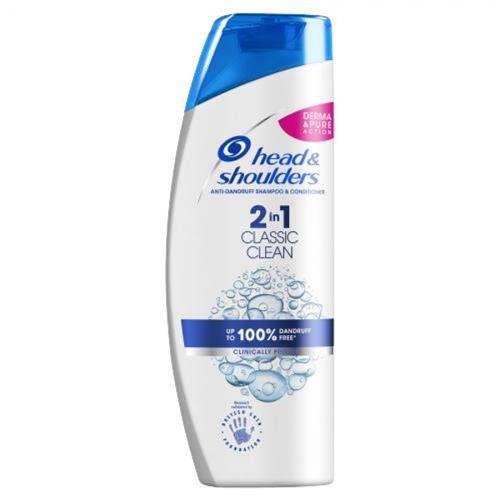Head & Shoulders Classic Clean 2 In 1 Anti Dandruff Shampoo & Conditioner 450ml