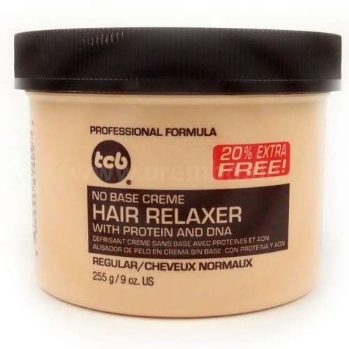 TCB NO BASE HAIR RELAXER REGULAR - 9 OZ