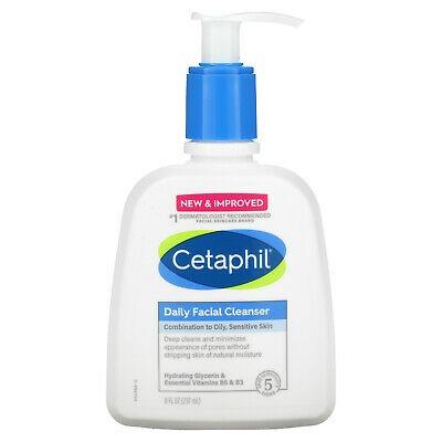 Cetaphil Daily Facial Cleanser, Combination To Oily, Sensitive Skin 8 fl oz