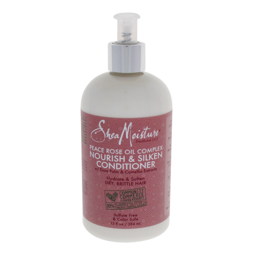 SHEA MOISTURE NOURISH & SILKEN CONDITIONER - PEACE ROSE OIL COMPLEX 13OZ