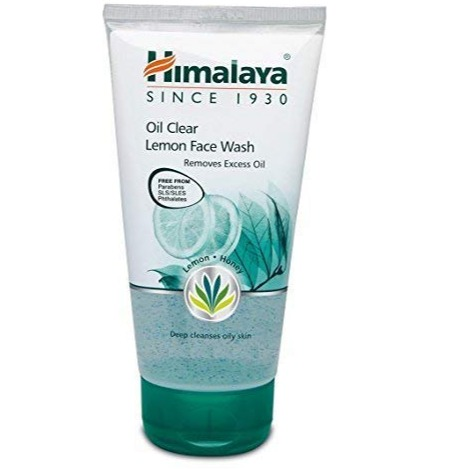 Himalaya Oil Control Lemon Face Wash for Toning, Cleansing & Removing Excess Oil, 3.38 oz