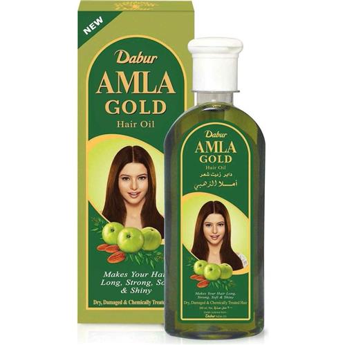 Dabur Amla Gold Hair Oil - Nature Care For Beautiful Hair 200ml