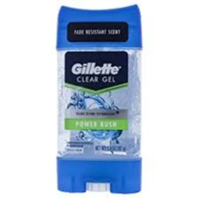 Gillette Power Rush Clear Gel Men's Antiperspirant and Deodorant, 3.8 Oz