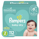 Pampers Baby Dry Diapers Size 2 - 112 Count