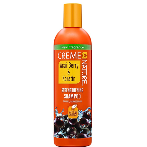 Creme Of Nature Acai Berry & Keratin Strengthening Shampoo, 354ml /12oz