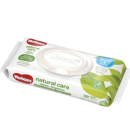 Huggies Natural Care Wipes, 32 Count