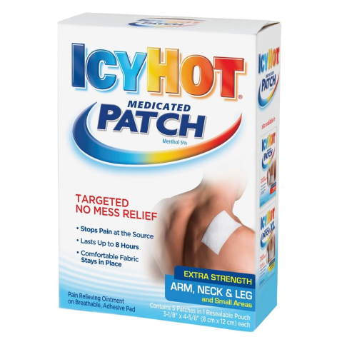 ICY HOT MEDICATED PATCH EXTRA STRENGTH 5 PCS