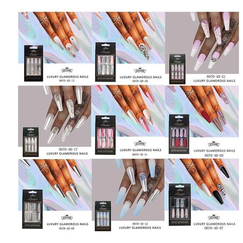 Joyme Luxury Press On Nails, 30 Nails Included