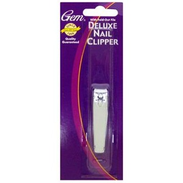 Gem Deluxe Fingernail Clipper With File