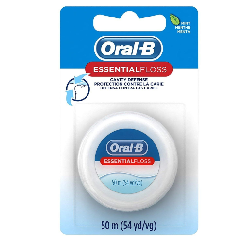 Oral-B 54 Yards Floss Essential Mint Wax