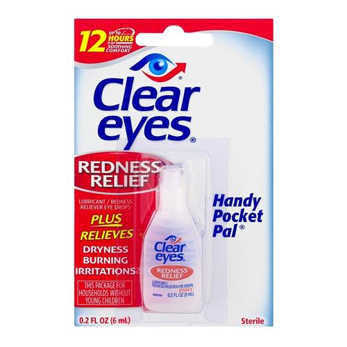 Clear Eyes Redness Relief Eye Drops, 0.2 Oz