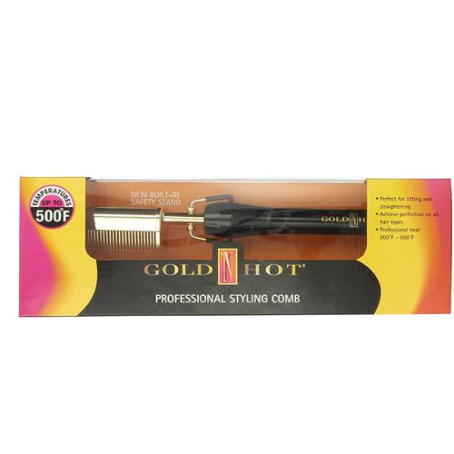 Gold 'N Hot Pressing Comb with Multi-Temp Regulator