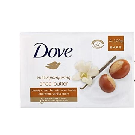 Dove Soap Bar Shea Butter 4 Per Pack 100 G EACH