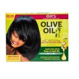 Organic Root Stimulator Olive Oil without Lye Relaxer Kit, Extra Strength