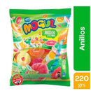 Mogul Little Rings Candies Gummies Assorted Flavors Apple, Orange, Peach & Strawberry , 220 g / 7.8 oz