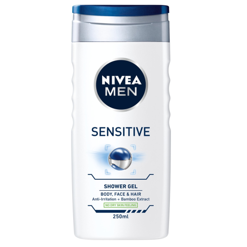 NIVEA MEN SENSITIVE SHOWER GEL  250ML