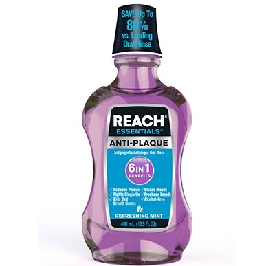 Reach Essentials Anti-Plaque 6 in1 13.5 oz Mouthwash