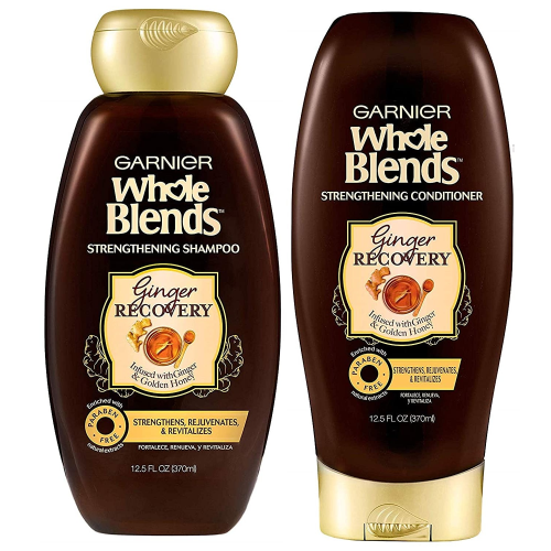 Garnier Whole Blends- Hair Care Shampoo and Conditioner - Ginger Recovery