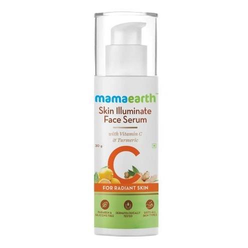 Mamaearth Skin Illuminate Vitamin C Serum For Radiant Skin with High Potency Vitamin C & Turmeric, 30 g