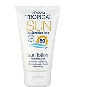 Anovia Tropical Sun Sensitive Skin SPF 50 Facial Sun Lotion 40ml