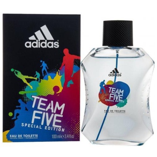 Adidas Team Five Eau De Toilette Spray 3.4 Oz For Men