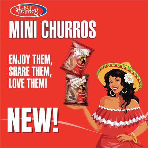 Holiday Mini Churros 45g