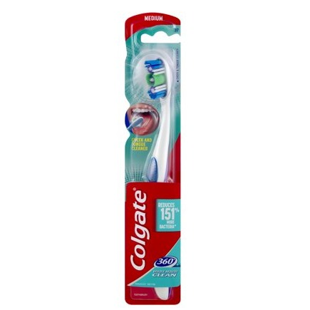 Colgate 360 Full Head Toothbrush, Medium