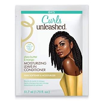 Ors Curls Unleashed Shea Butter and Mango Moisturizing Leave-In Conditioner, 1.75 Ounce