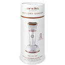 Andis Women's Close Curves Electric Shaver 31015, Wet/Dry Rechargeable Cordless Shaver, Lightweight, 6-Piece Kit