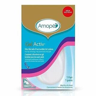 Amop Amope Gel Activ Ultra Slim Ball Foot Invisible Gel Cushions - 1 Pair