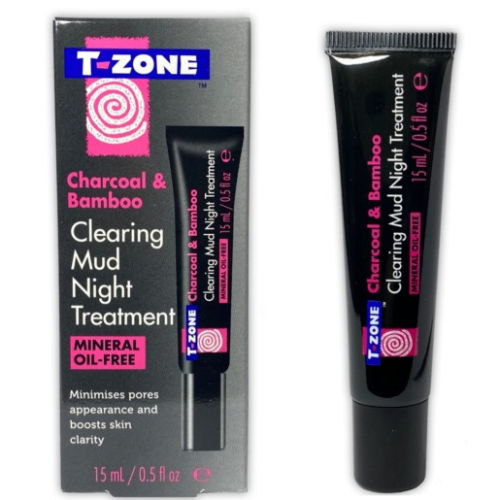 T-Zone Charcoal & Bamboo Clearing Mud Night Treatment 15ml