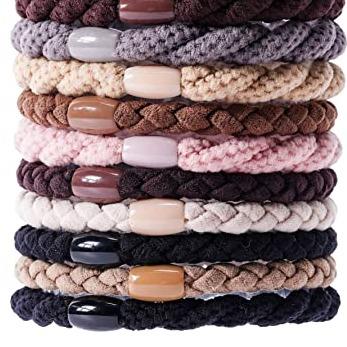 Expressions 4 Pack Hair Elastics With Beads