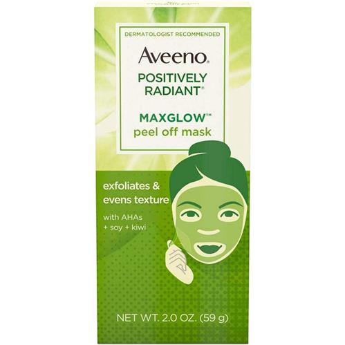 Aveeno Positively Radiant Max Glow Peel-Off Mask 2 Ounce