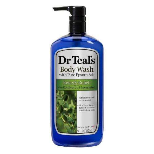 Dr Teal's Body Wash, Relax & Relief with Eucalyptus & Spearmint 24 oz