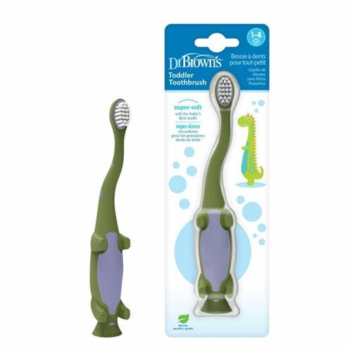 Dr. Brown's Toddler and Baby Toothbrush - Dinosaur